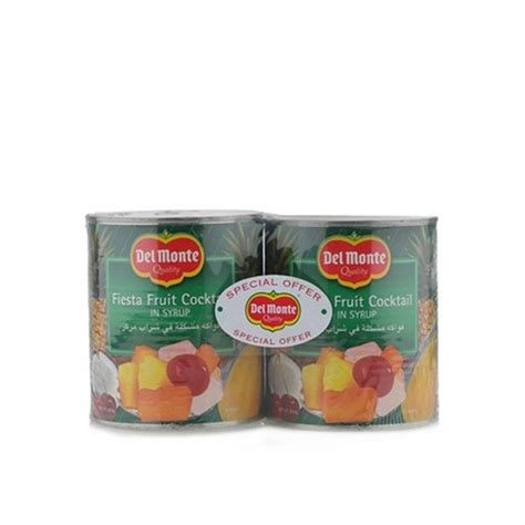 Del Monte Fiesta Mixed Fruit In Syrup 850g Pack Of 2 G C AlimentaÇÃo S A