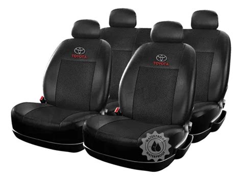 Funda Asiento Simil Cuero Toyota Hilux Corolla Yaris Etios