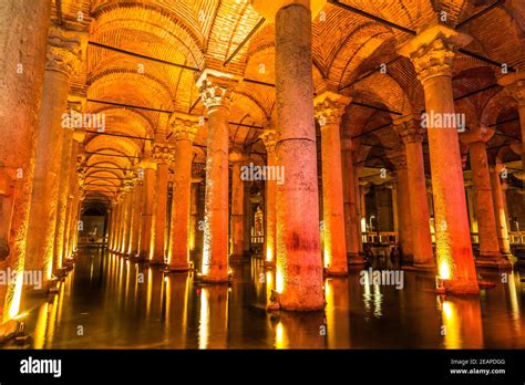 The Basilica Cistern Sunken Palace Or Sunken Cistern Is The