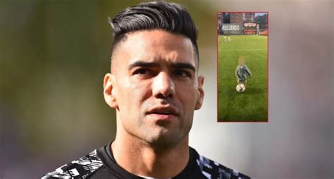 Radamel Falcao García Enterneció Con Su Hijo En Vallecas Prepara Un