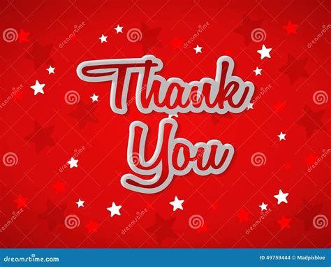 Thank you stock vector. Illustration of celebration, gratitude - 49759444