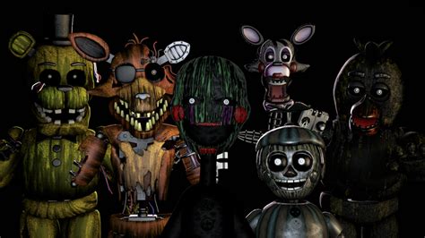 All Phantoms Fnaf 3 By Williamdabsalot On Deviantart