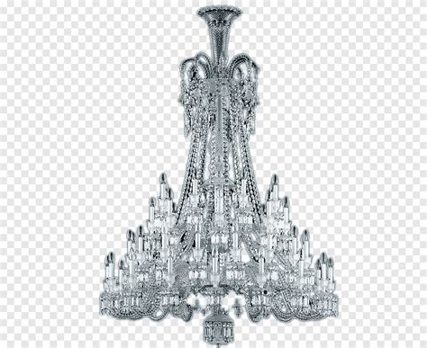 Chandelier Crystal Electric light Light fixture, Silver crystal lamp in ...