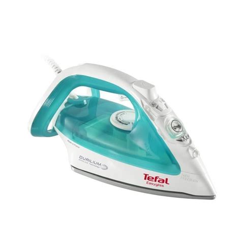 Tefal EasyGliss FV3951 Fer à vapeur Semelle Durilium 2400W Bleu Blanc