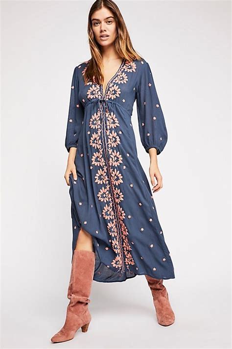 Embroidered Fable Midi Dress Artofit