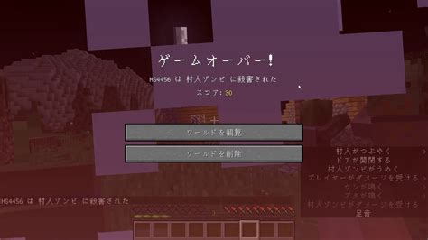 マインクラフト ハードコア 実況 その5 Youtube