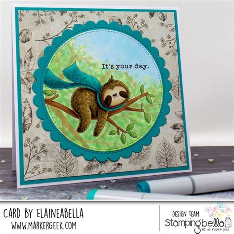 Sloth Birthday Card – Card Making