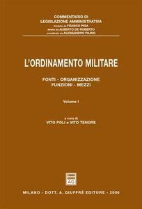 L Ordinamento Militare Vol Fonti Organizzazione Funzioni Mezzi