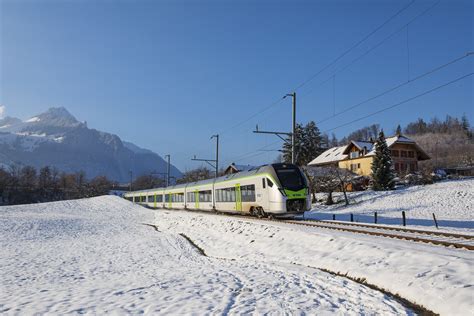 RABe 528 110 Of BLS Between Wimmis And Spiez