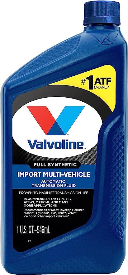 Amazon Valvoline Import Multi Vehicle Atf Full Synthetic