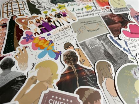 Taylor Swift Sticker Pack Eras Tour Taylors Version Random