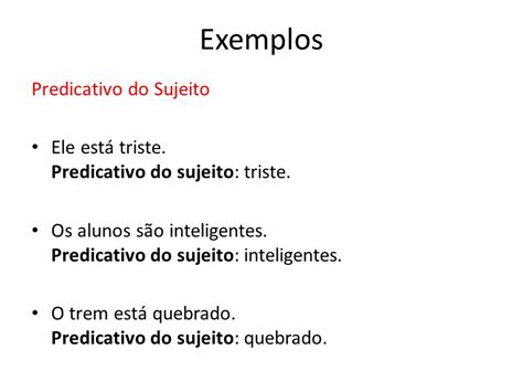 Exemplos De Predicativo Do Sujeito Novo Exemplo