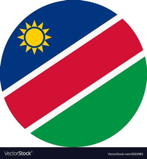 Namibia Flag Royalty Free Vector Image Vectorstock