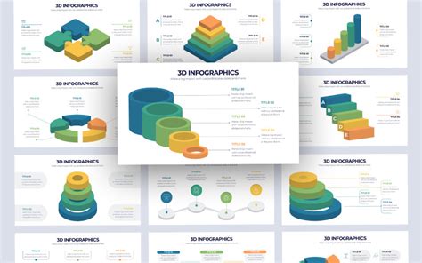 D Infografik Powerpoint Vorlage Templatemonster