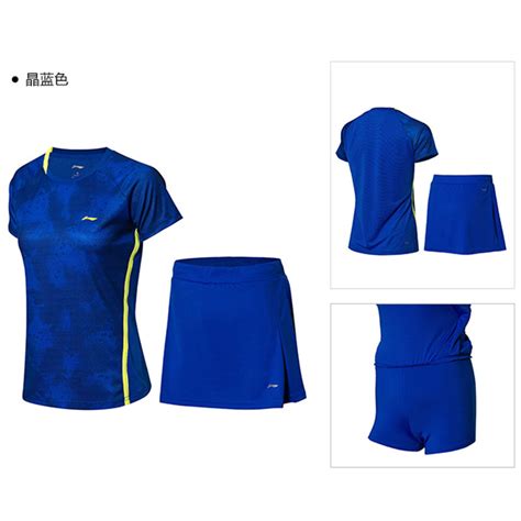 Women Badminton Jersey Shorts Skirt Li Ning Quick Drying Cool Badminton