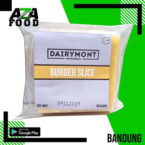 Jual Dairymont Burger Slice Cheese 10 Slices 150 Gram Shopee Indonesia