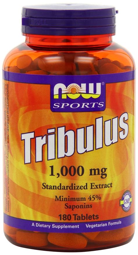 NOW Sports Nutrition Tribulus Tribulus Terrestris 1000 Mg Double