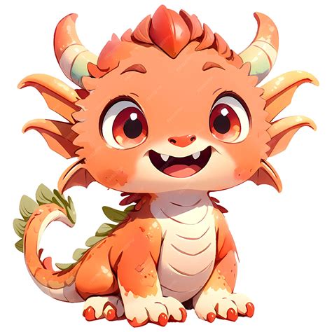 Premium Psd Cartoon Cute Chinese Dragon Zodiac Holding Character