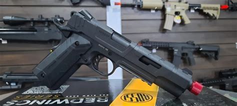 Airsoft Pistola Gbb Rossi 1911 Redwings Fullmetal Blowback