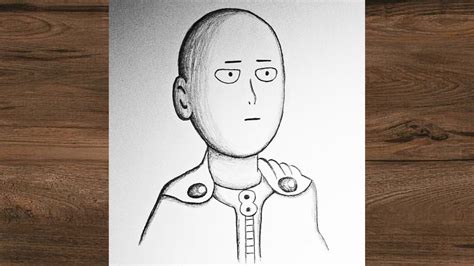 How To Draw Saitama One Punch Man Easy Drawing For Beginners Step