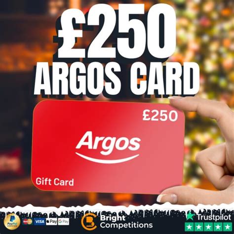 £250 Argos T Card Bright Competitions