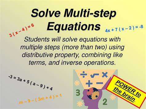 Ppt Solve Multi Step Equations Powerpoint Presentation Free Download