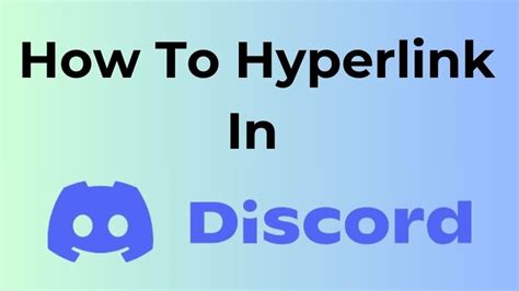 How To Hyperlink In Discord Embed Links To Text