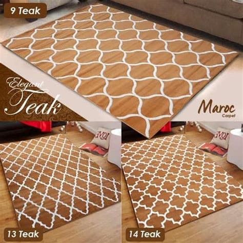 Jual Carpet Shop Id Karpet Maroc Super Teak X Monochrome Design