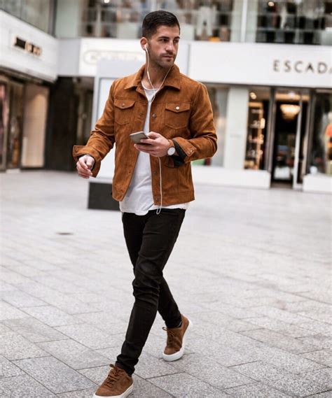 Stylish Leather Jacket Outfit Ideas For Men Outfit Spotter