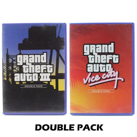 Grand Theft Auto Double Pack Gta Iii Vice City Ps Wts Retro