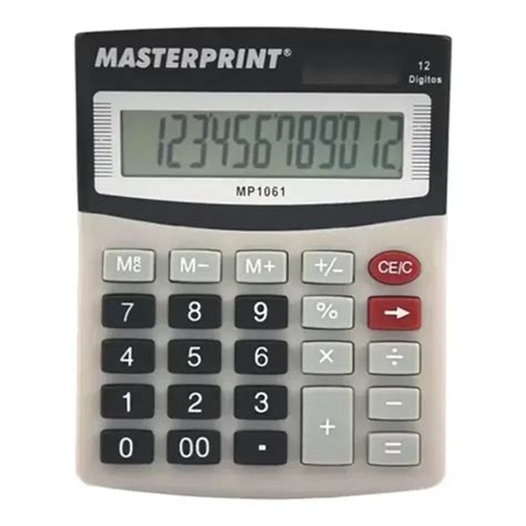 Calculadora De Mesa Gigante D Gitos Mp Masterprint Lupel