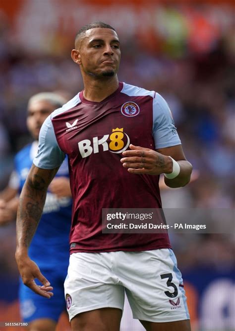 Aston Villas Diego Carlos During The Premier League Match At Villa