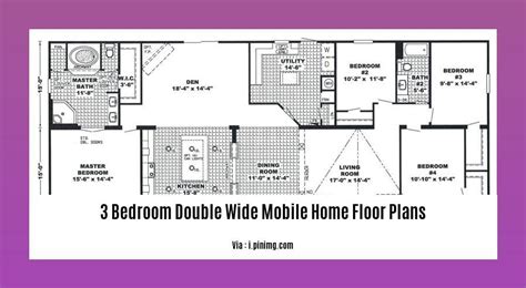 Unlock the Secrets of 3 Bedroom Double Wide Mobile Home Floor Plans: A ...