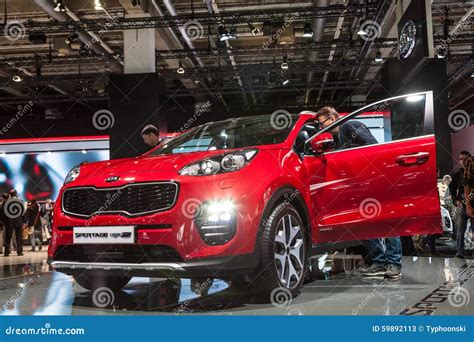 New KIA Sportage SUV At The IAA 2015 Editorial Stock Photo Image Of