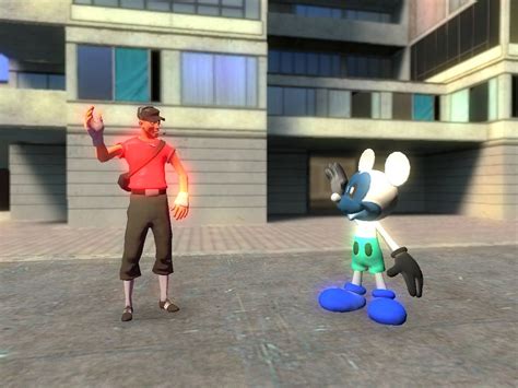 Fnati Photo Negative Mickey Meets Scout By Quetequete On Deviantart