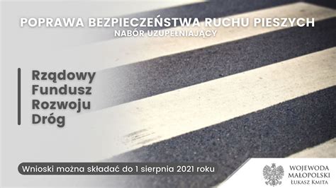 Bezpieczne przejścia dla pieszych ruszył uzupełniający nabór na