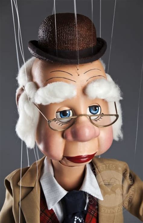 Mr Bluster Replica Of Famous Marionette From Us Tv Show Etsy