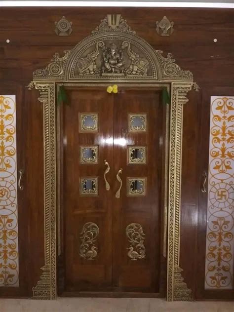 Pooja Doors Unique Brass Pooja Room Door Designs Artofit