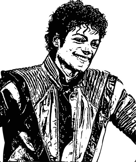 Collection Of Michael Jackson Coloring Pages Free Printable