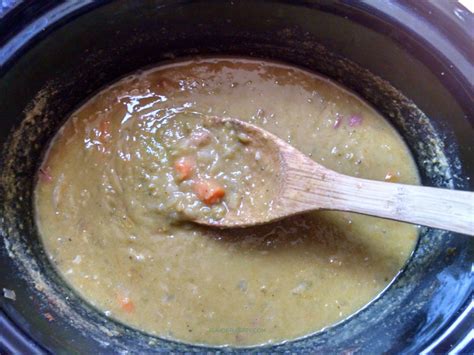 Slow Cooker Split Pea Soup - Flavorful Eats