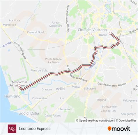 Fco Route Schedules Stops Maps Fiumicino Aeroporto Updated