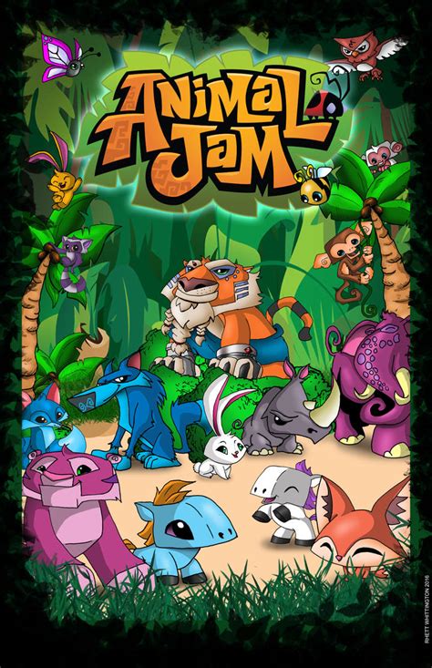 Animal Jam Poster Official By Whittingtonrhett On Deviantart