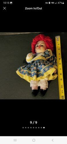 Raggedy Ann And Andy By Marie Osmond Porcelain Dolls Rosie And Rags 12