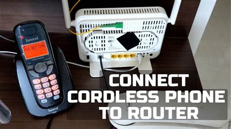 Connect Cordless Phone To Router Airtel Xtream Fiber Calling Youtube