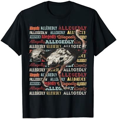 Allegedly Ostrich Flightless Ostrich Retro Bird Lover T Shirt Men Buy