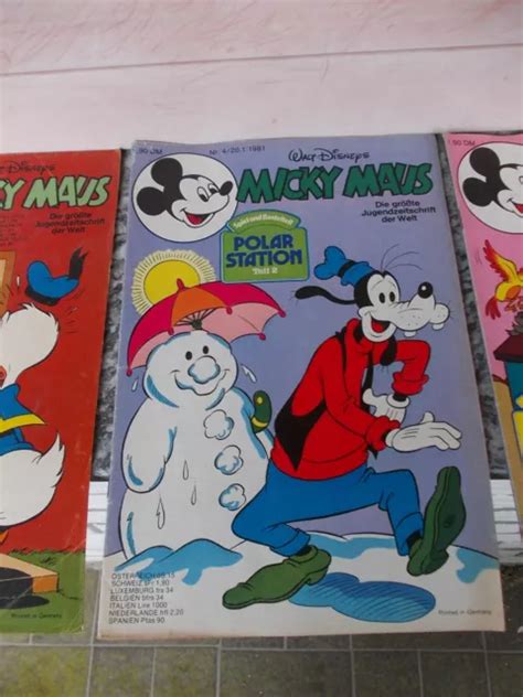 WALT DISNEYS MICKY Maus Heft Nr 4 20 01 1981 EUR 2 99 PicClick DE