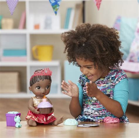 Boneca Baby Alive Festa Surpresa Negra Hasbro F Tima Crian A