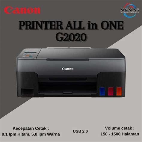 Jual Printer Canon Pixma G Multifungsi Print Scan Copy Di Seller