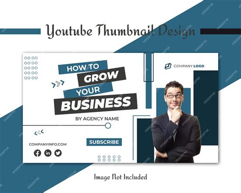 Premium Vector Corporate Business Youtube Thumbnail And Vector Web