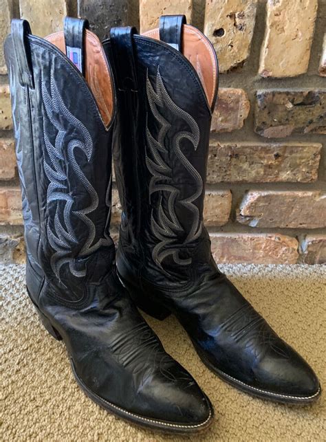 Pair Of Vintage Nocona Western Cowboy Boots Size 10 D Gem